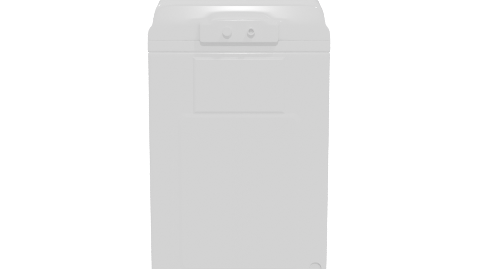 Top Load Washing Machine Model - Professional 3D Model Render 5