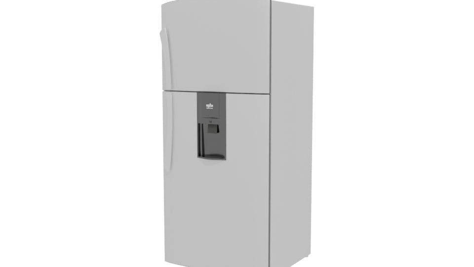 Sleek Modern Refrigerator 3D Model - Professional 3D Model Render 12