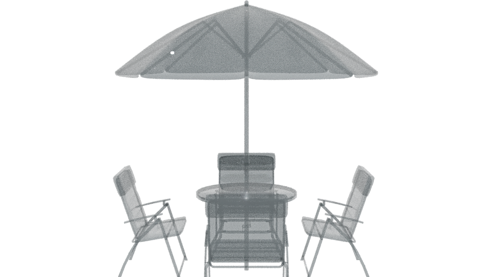 Country Dining Set 3D Model - Professional 3D Model Render 11