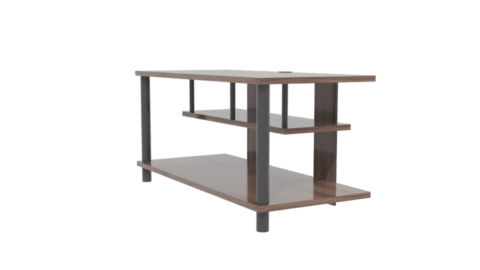 Modern TV Rack 3D Model - Professional 3D Model Render 13