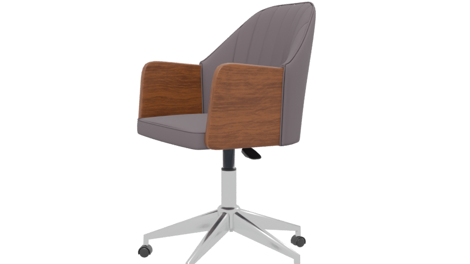 Stylish Modern Office Chair 3D - Professional 3D Model Render 13