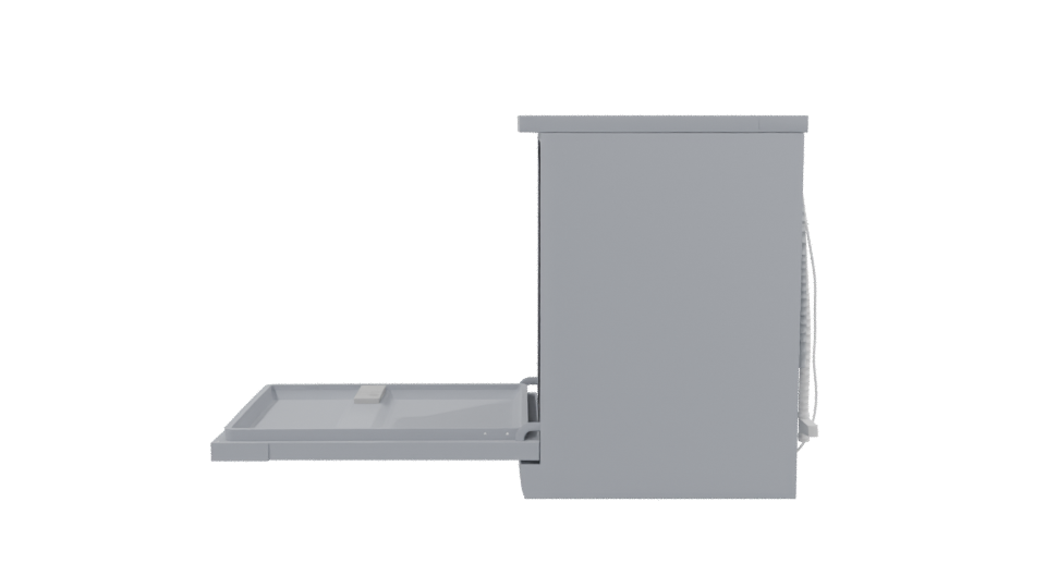 Modern Household Dishwasher Model - Professional 3D Model Render 2