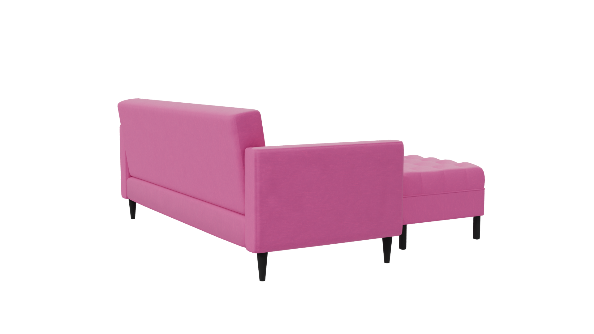 Stylish Pink Sofa 3D Model - Professional 3D Model Render 7