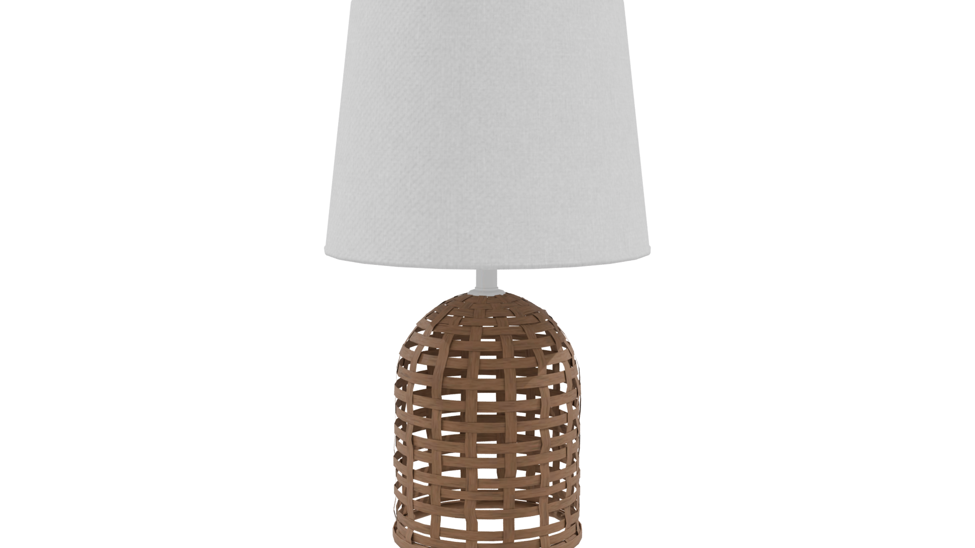Stylish Wicker Table Lamp 3D - Professional 3D Model Render 9