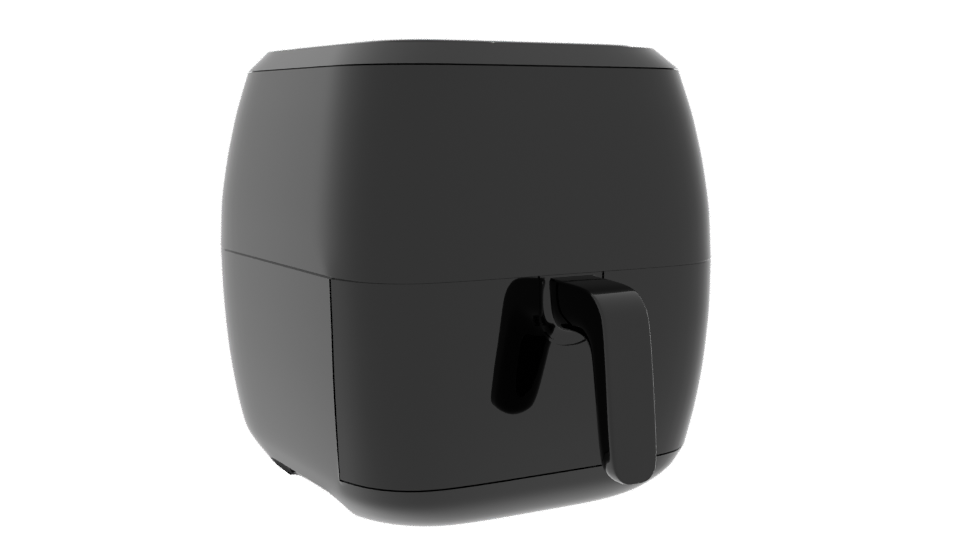 Stylish Air Fryer 3D Model - Professional 3D Model Render 10