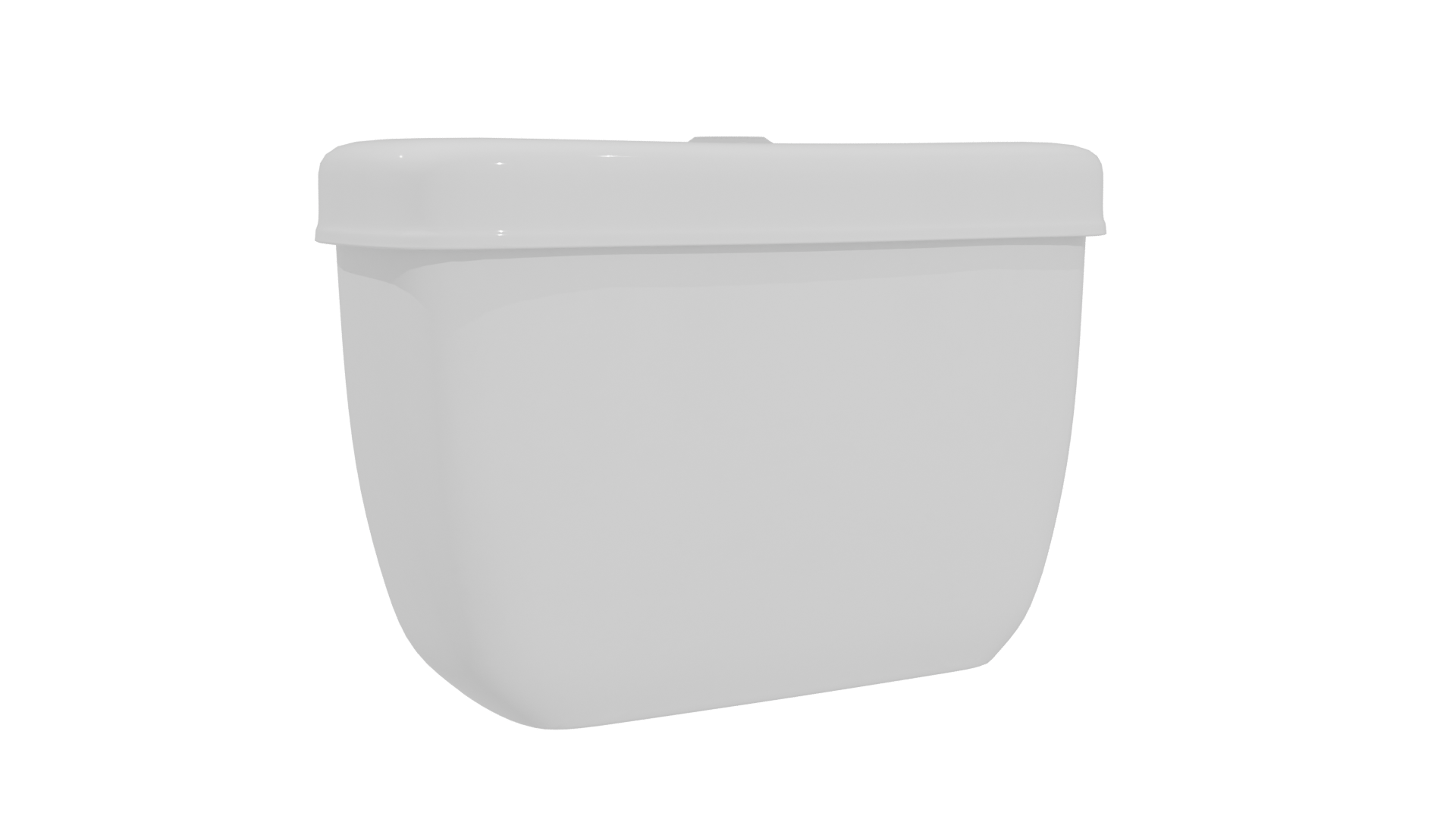 Stylish Plastic Storage Container 3D - Professional 3D Model Render 4