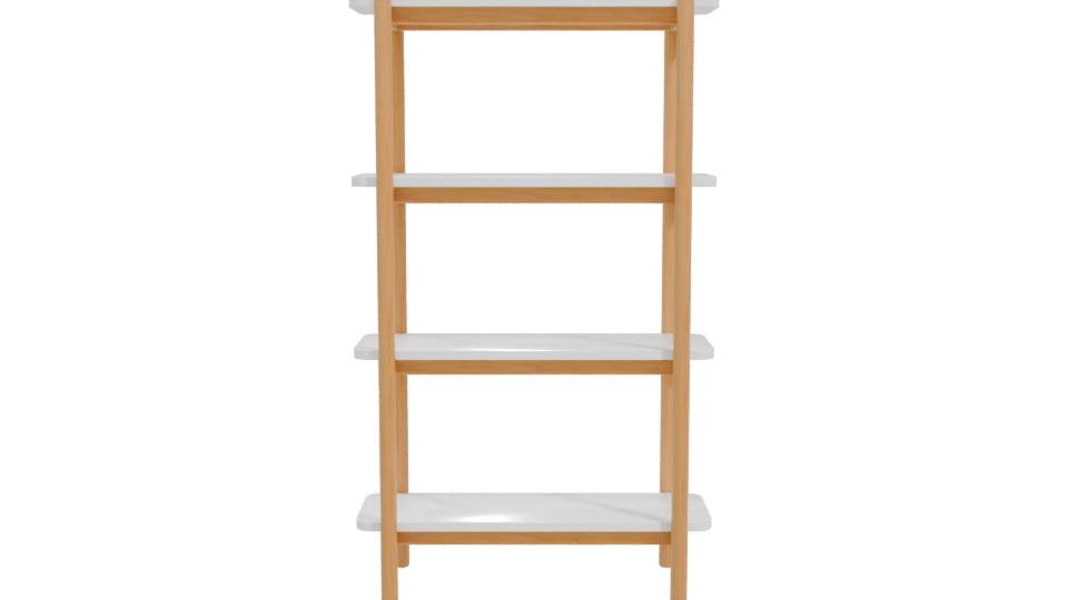 Modern Minimalist Shelf 3D Model - Professional 3D Model Render 11