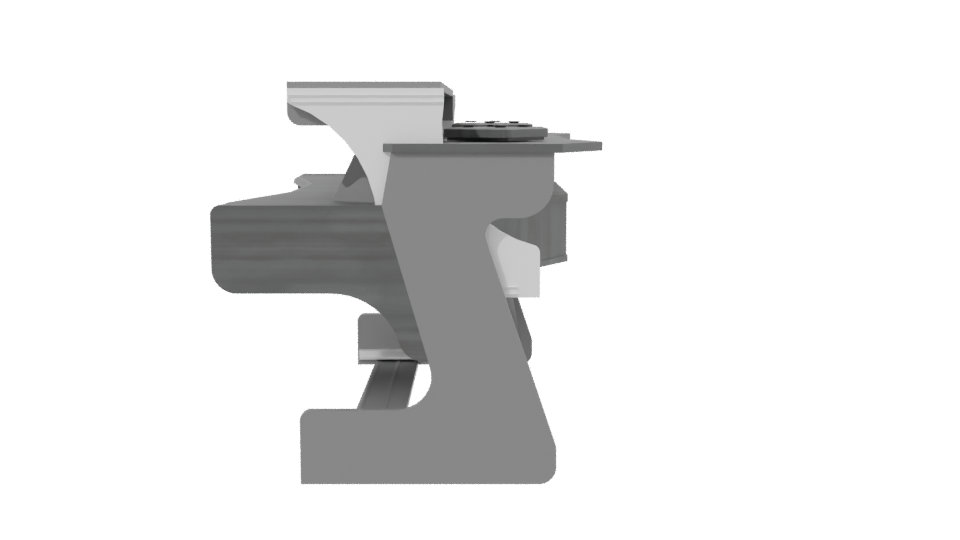 Stylish Modern Office Desk Model - Professional 3D Model Render 2