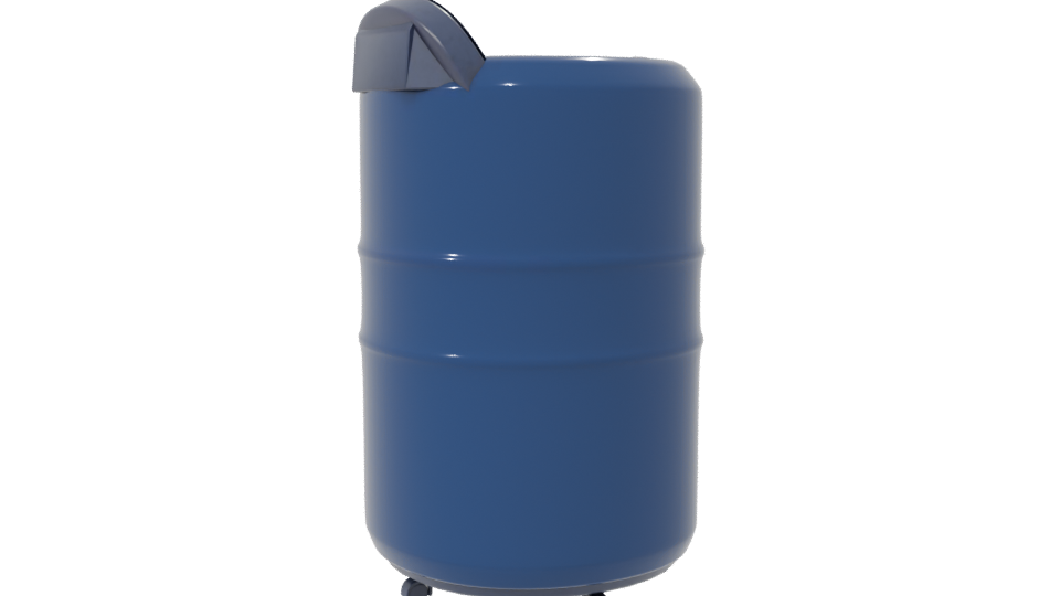 Industrial Water Tank Model 3D - Professional 3D Model Render 7