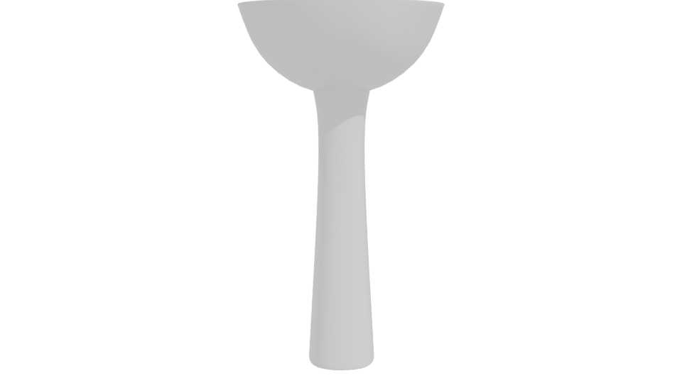 Minimalist Bowl Stand 3D Model - Professional 3D Model Render 11