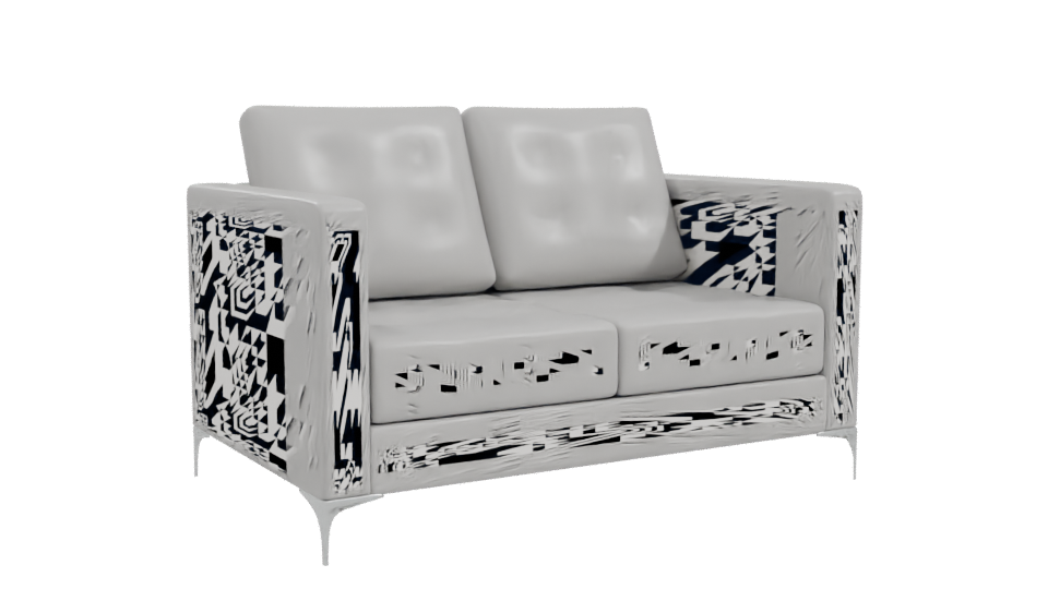 Sofa Marina 2 Cpos White 3D - Professional 3D Model Render 10