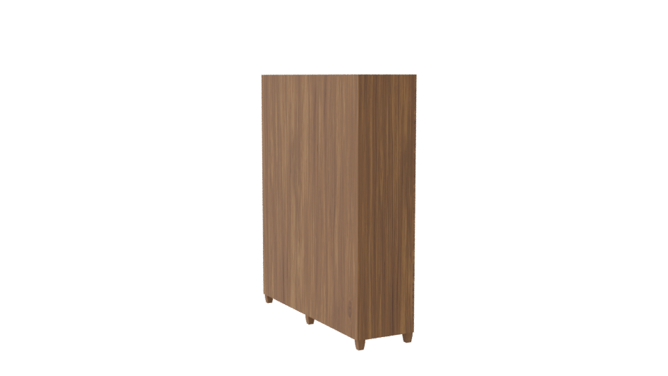 Stylish Wooden Wardrobe Set 3D - Professional 3D Model Render 8