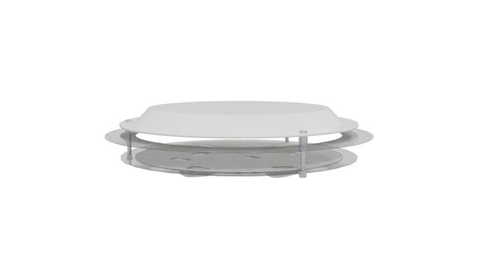 Modern Round Base Vent Cover - Professional 3D Model Render 12