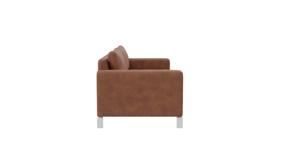 Contemporary Leather Sofa Model - Professional 3D Model Render 8