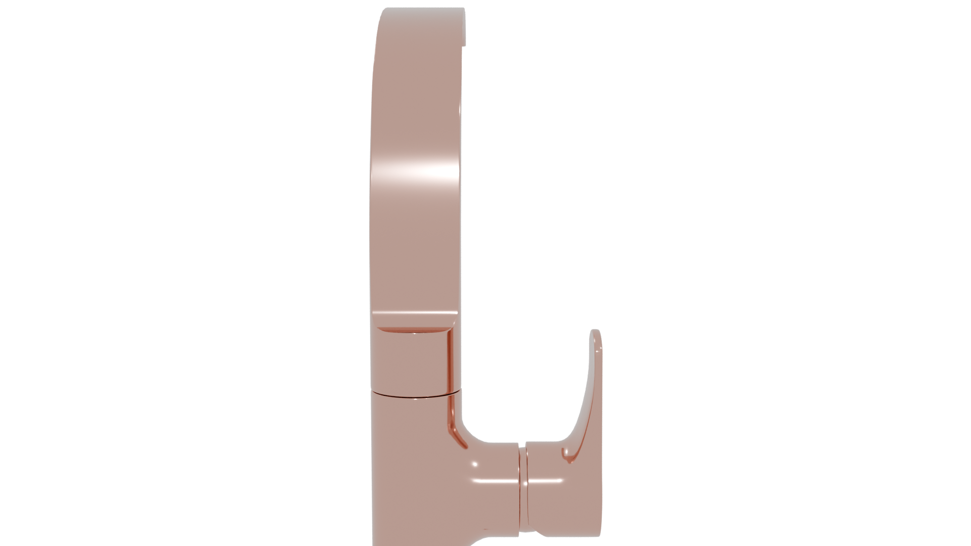 Stylish Copper Sink Drain Model - Professional 3D Model Render 5