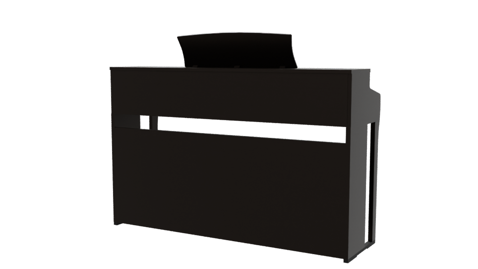 Stylish Digital Piano Model 3D - Professional 3D Model Render 6