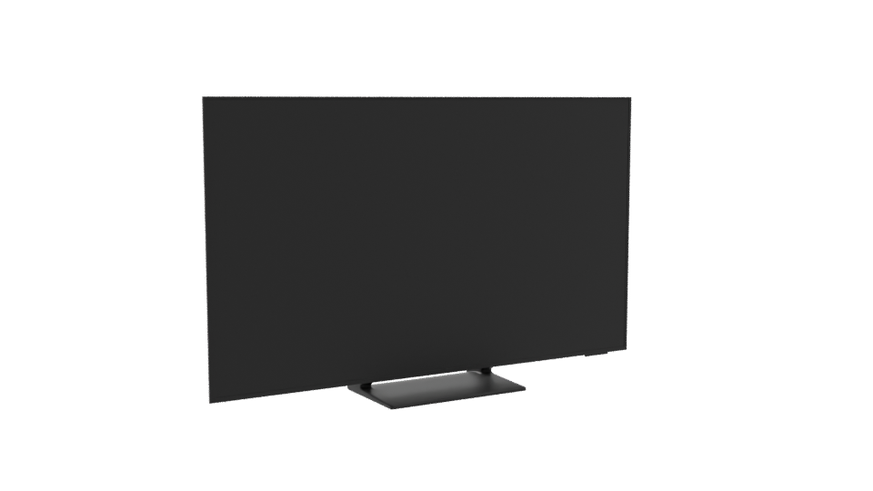 Sleek 4K LED TV Model - Professional 3D Model Render 10