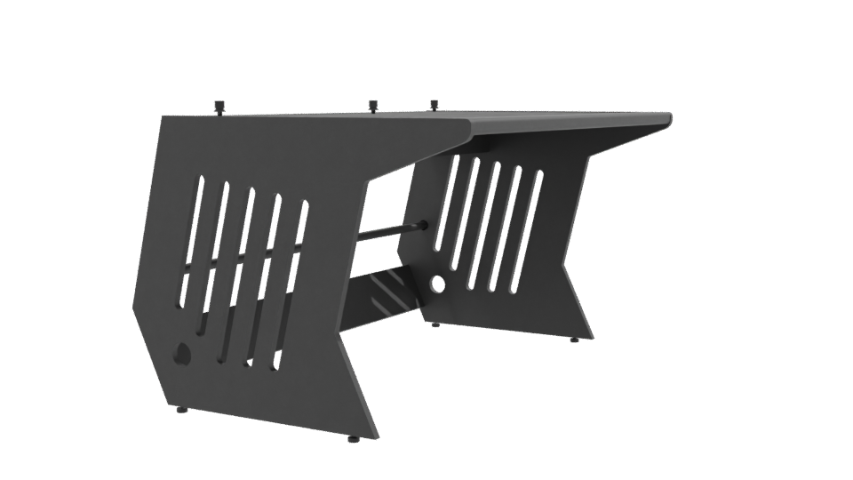 Sleek Modern Office Table 3D - Professional 3D Model Render 9