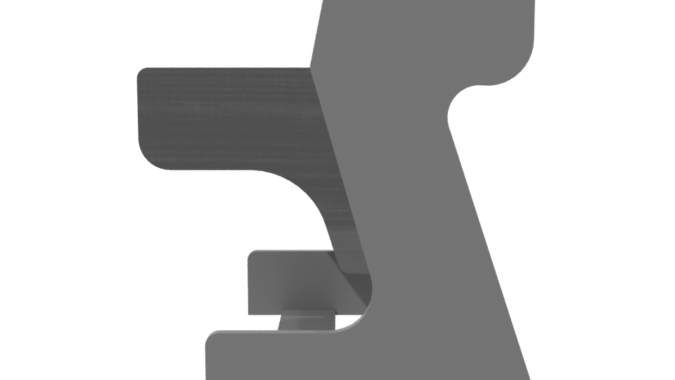 Contemporary Office Desk 3D Model - Professional 3D Model Render 2