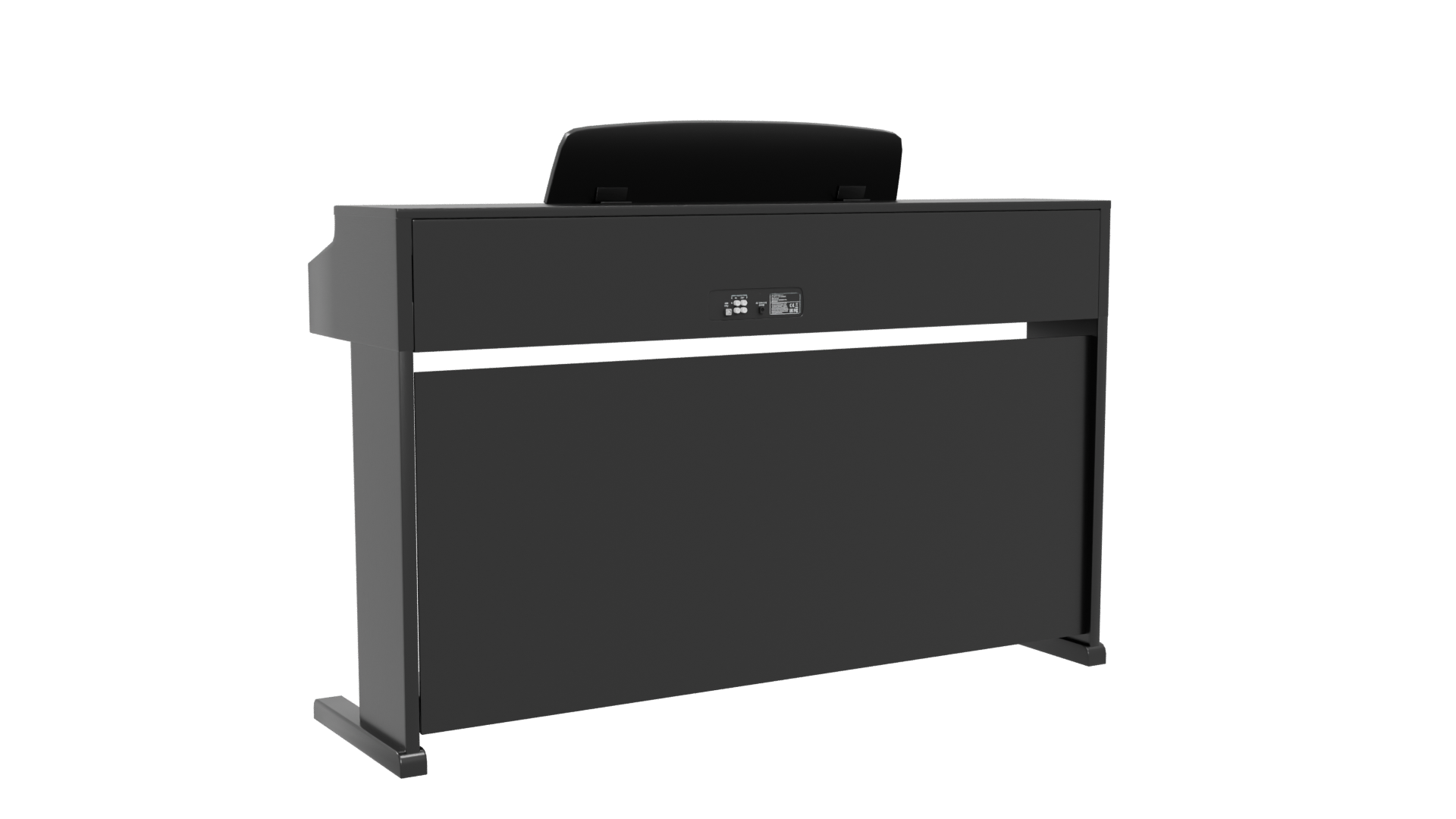 Elegant Digital Piano Model 3D - Professional 3D Model Render 4