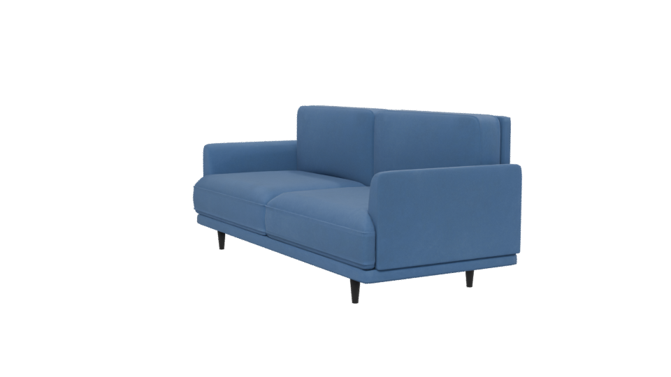 Modern Blue Sofa 3D Model - Professional 3D Model Render 13