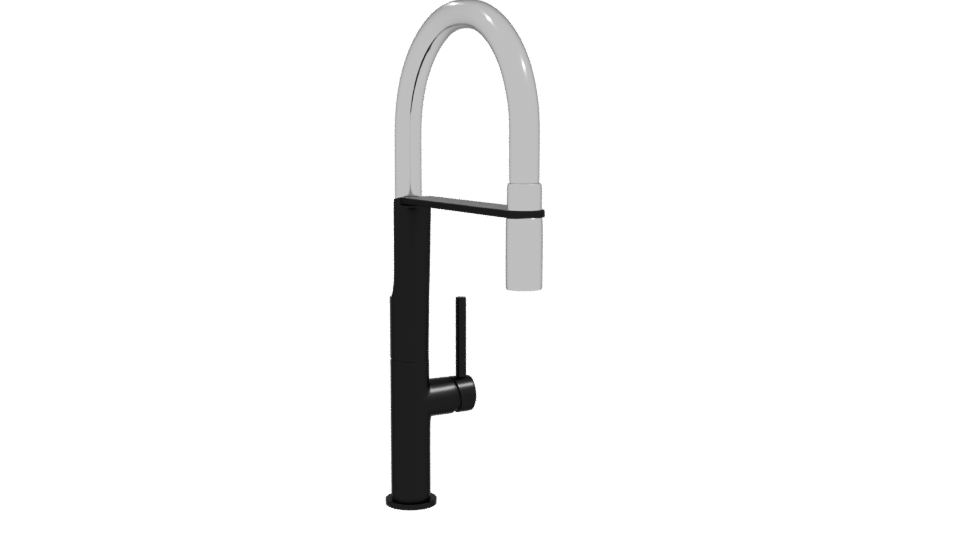 Stylish Modern Faucet 3D Model - Professional 3D Model Render 10