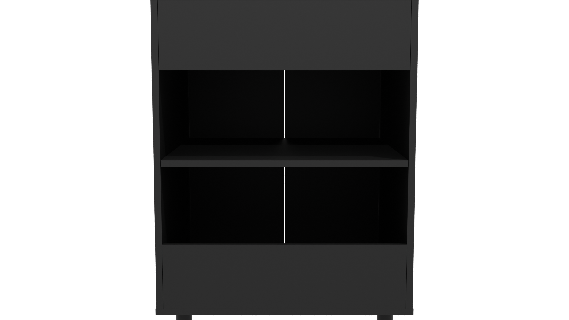 Stylish Wooden Storage Cabinet 3D Model - Professional 3D Model Render 5