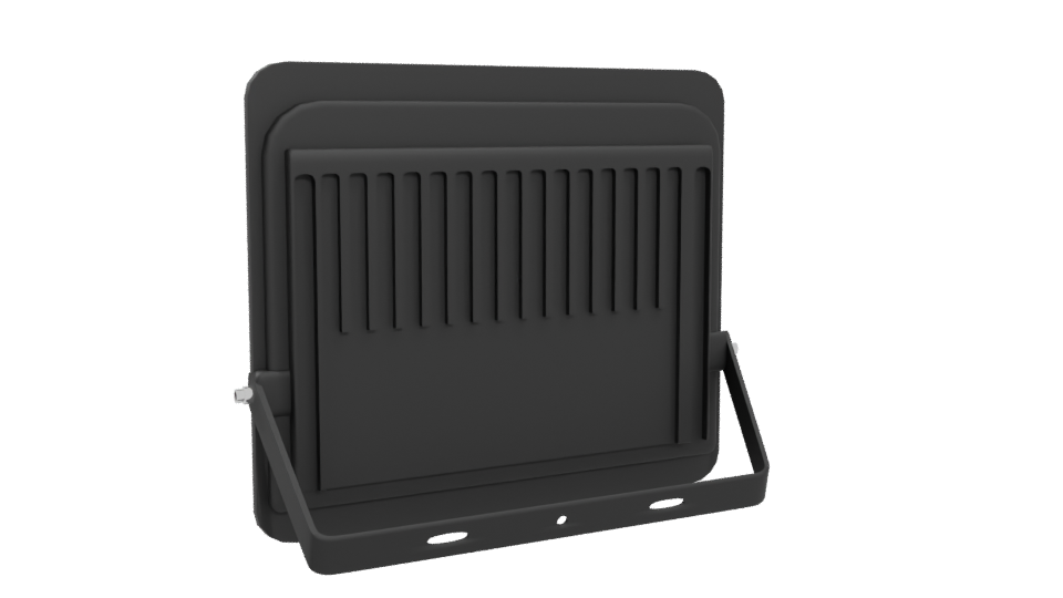 LED Floodlight 3D Model - Professional 3D Model Render 4