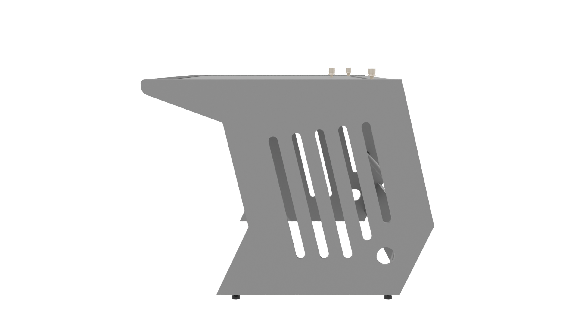 Sleek Modern Office Table 3D - Professional 3D Model Render 2