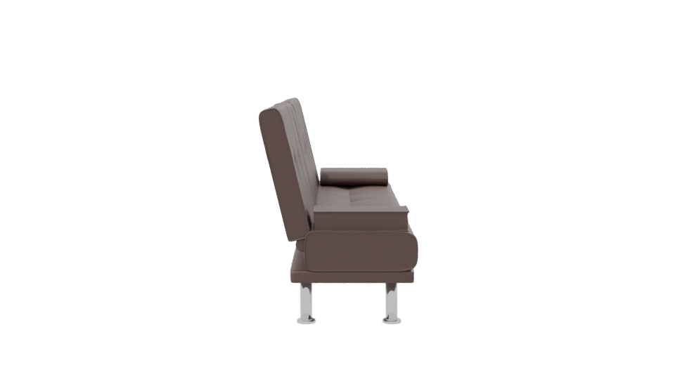 Stylish Brown Sofa Model 3D - Professional 3D Model Render 8