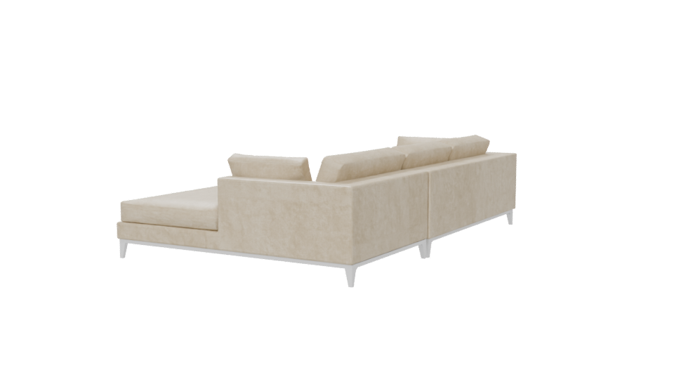 Contemporary Sofa Sectional 3D Model - Professional 3D Model Render 6