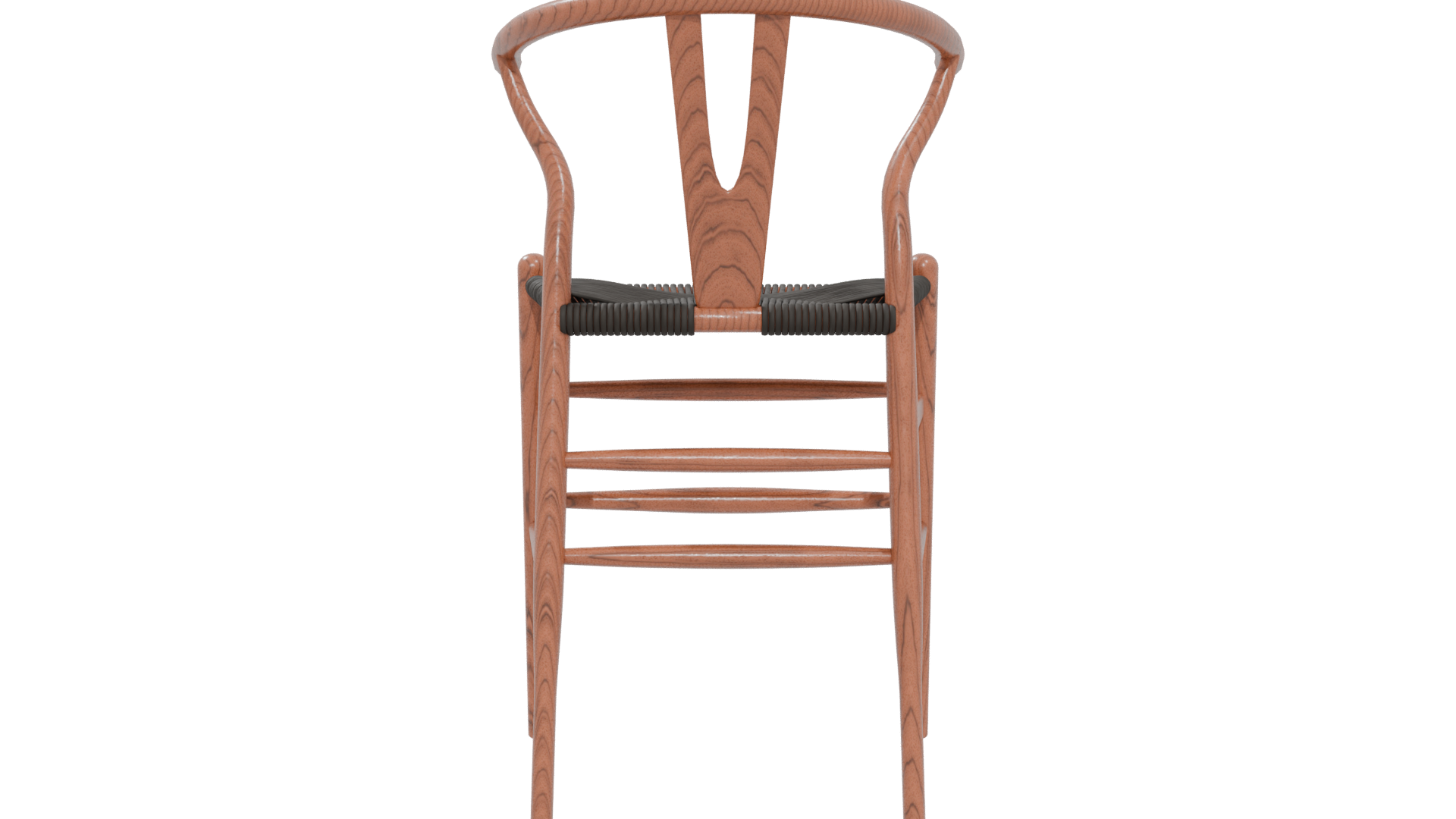 Stylish Wooden Barstool Model - Professional 3D Model Render 20