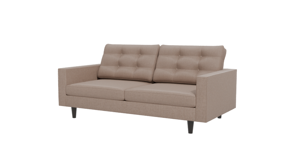 Stylish Upholstered Sofa Model - Professional 3D Model Render 12