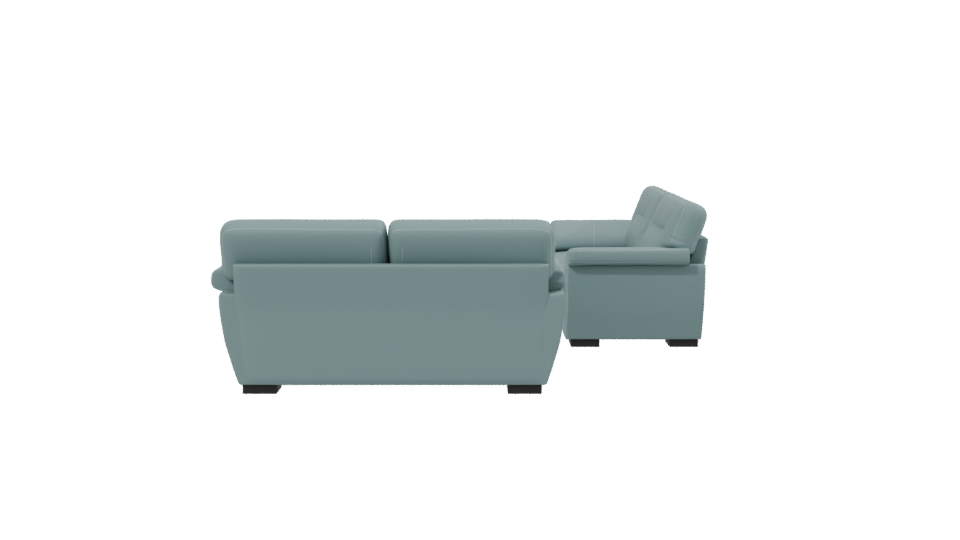 SALA 32 Vinyl Leather Sofa 3D - Professional 3D Model Render 2