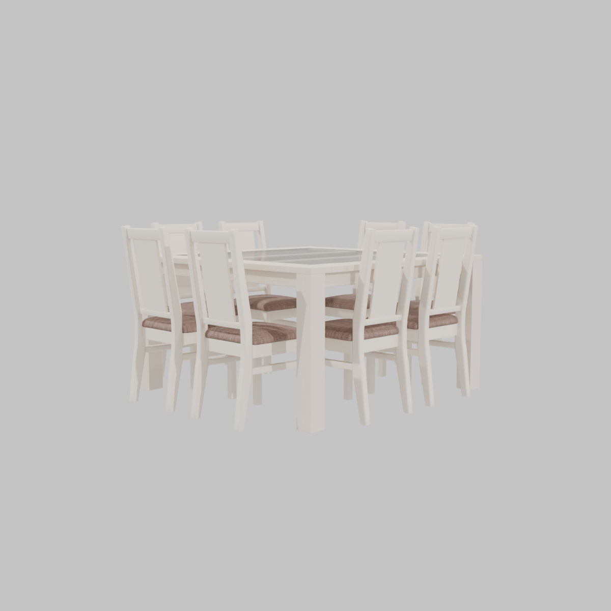 JGO COM SISAL II 8 SILLAS BLACO