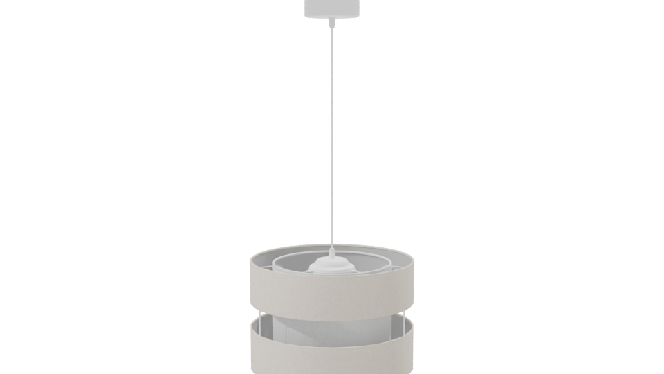 Beige Modern Pendant Lamp 3D - Professional 3D Model Render 8