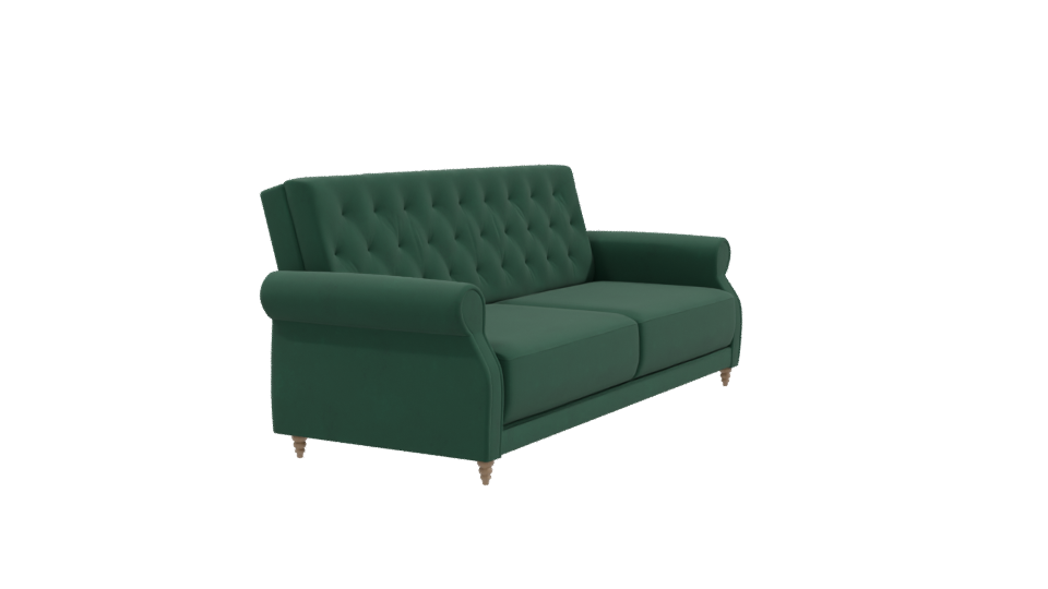Elegant Green Sofa 3D Model - Professional 3D Model Render 9