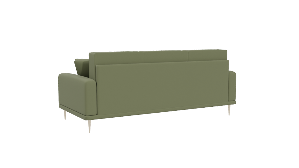 Modern Green Sofa 3D Model - Professional 3D Model Render 4