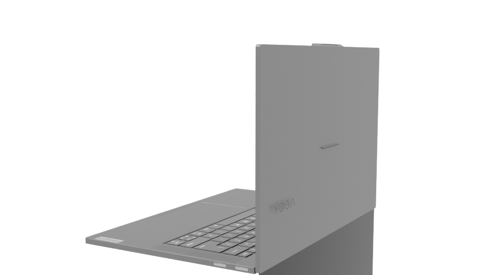 Sleek Laptop 3D Model - Professional 3D Model Render 3