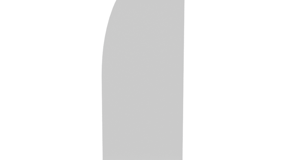 Minimalist White Cabinet Model - Professional 3D Model Render 2