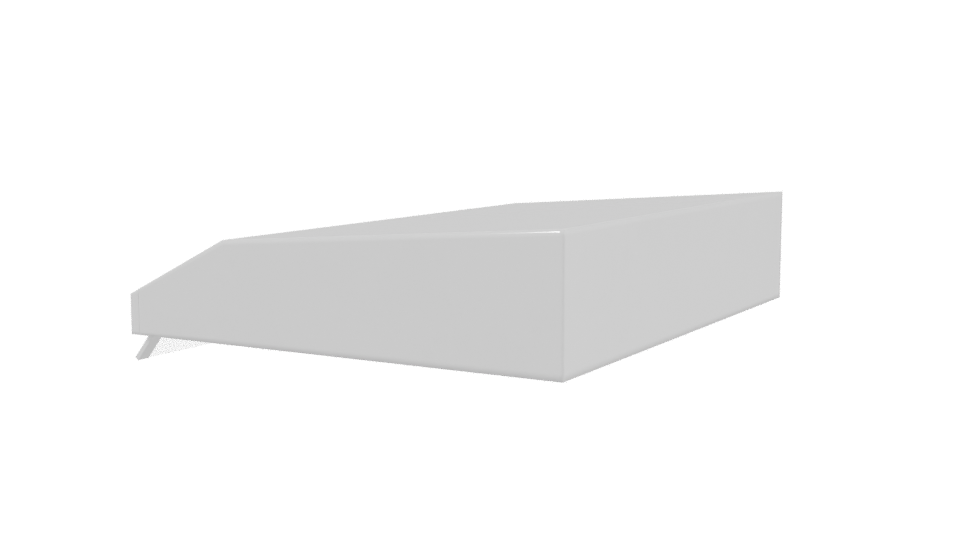 Sleek Modern Office Desk Model - Professional 3D Model Render 3