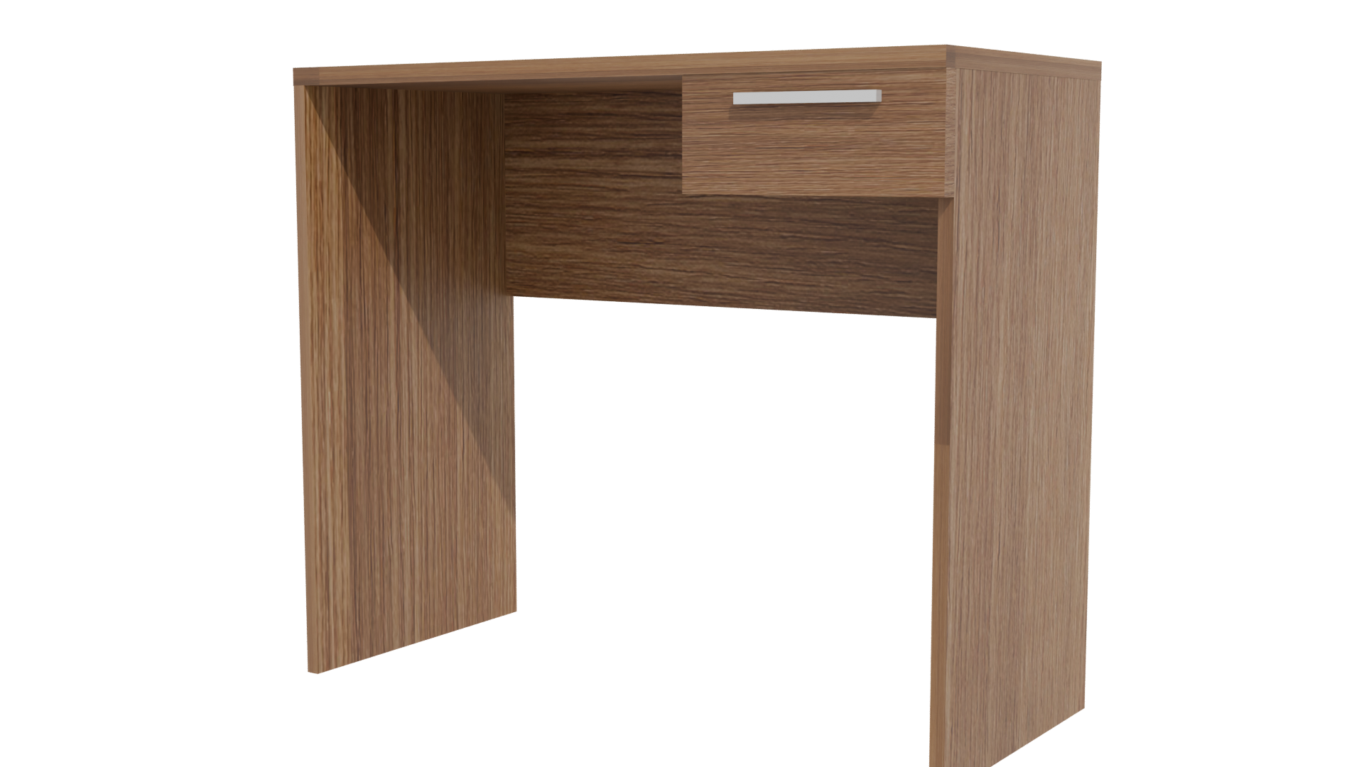 Minimalist Wooden Desk Model - Professional 3D Model Render 12