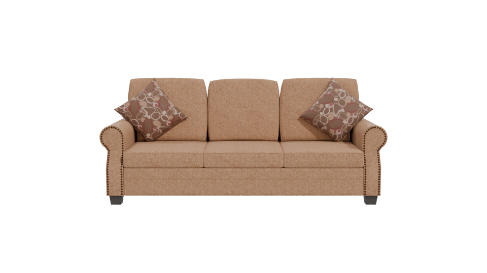 Florida Sofa 3C Cafe Claro Model - Professional 3D Model Render 11