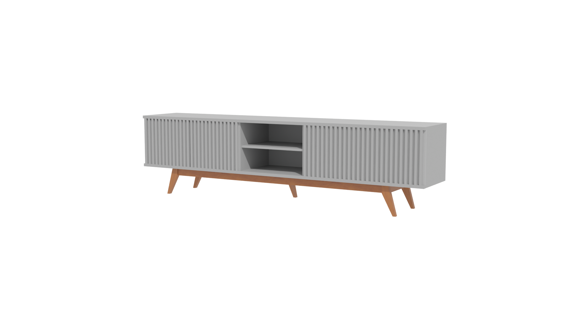 Modern White Rack 3D Model - Professional 3D Model Render 24
