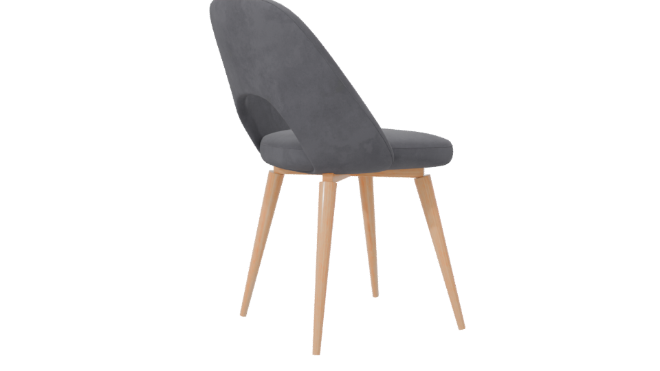 Stylish Modern Dining Chair 3D - Professional 3D Model Render 7