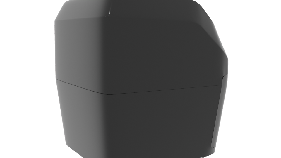 Modern Digital Air Fryer 3D Model - Professional 3D Model Render 7