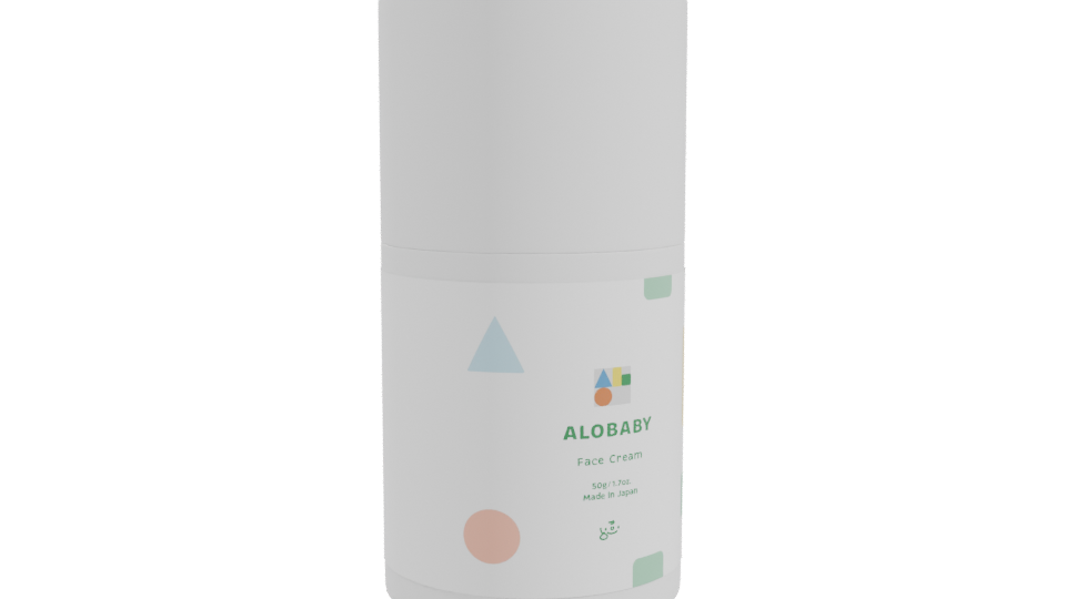 Stylish Face Cream Container 3D - Professional 3D Model Render 10