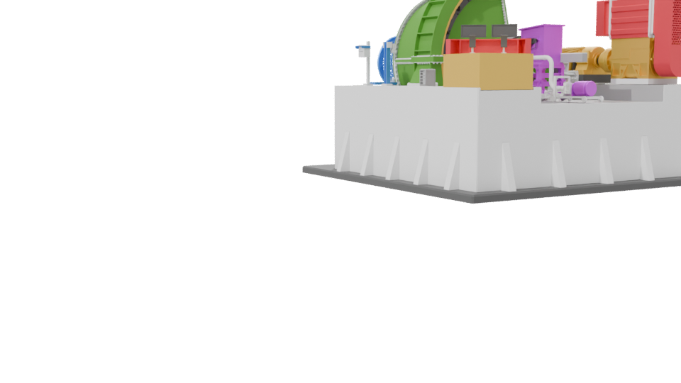 Industrial Machinery 3D Model - Professional 3D Model Render 7