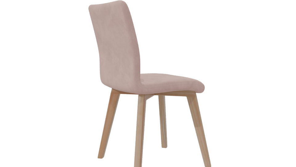 Stylish Minimalist Dining Chair 3D - Professional 3D Model Render 7