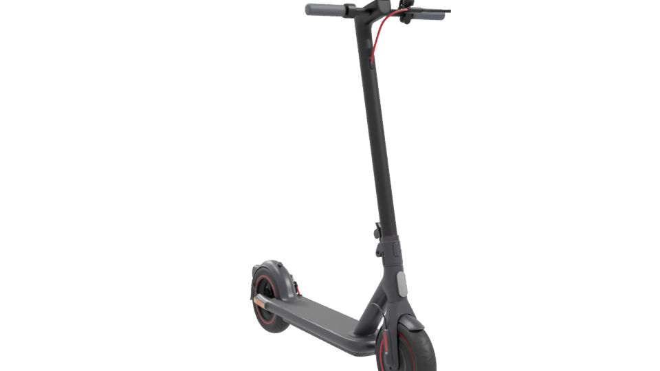 Sleek Electric Scooter Model - Professional 3D Model Render 10